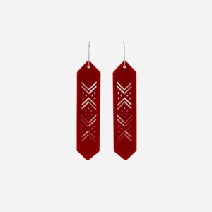 Nichola: Nichola Taniko Earrings - Red