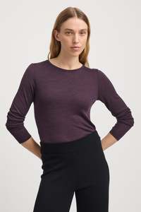 Toorallie Crew Merino Tee - Sumak