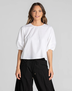 Boom Shankar: Boom Shankar Ava Top - White