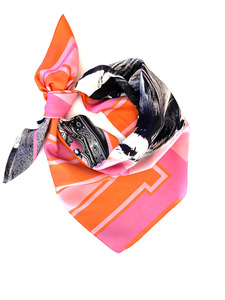 Scarves Shawls Wraps: Dark Hampton The Simpson Large Silk Scarf