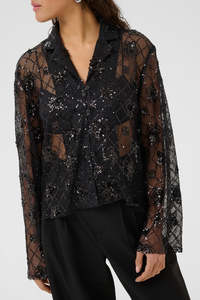 Karen By Simonsen: Karen By Simonsen Brynn Blouse - Meteorite