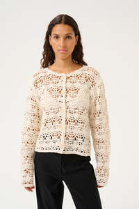 Karen By Simonsen KBVegalisa Cardigan - Egret