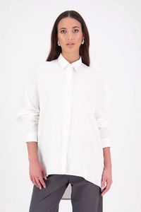 Nes: NES Zola Linen Shirt - White