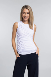 Nes: NES Lyla Mesh Tank - White