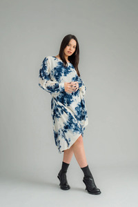 NES Glide Dress - Inky Print