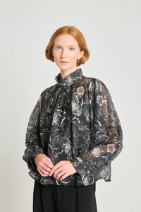 Twenty Seven Names: Twenty-Seven Names Just Like Heaven Blouse - Black Peony