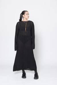 Company Of Strangers: Company Of Strangers Stark Dress - Black Scatter