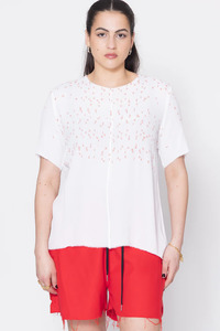 Company Of Strangers Entitled Tee - Red Scatter