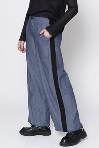 Company Of Strangers: Company of Strangers Joy Pants - Denim Blue