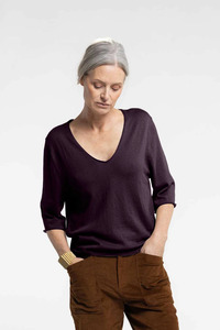 New Lands: New Lands Sammie Tee - Mulberry