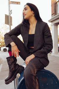 New Lands: New Lands Sherlock Blazer - Black