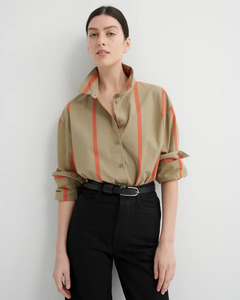 Kowtow: Kowtow Maker Shirt - Nasturtium Stripe