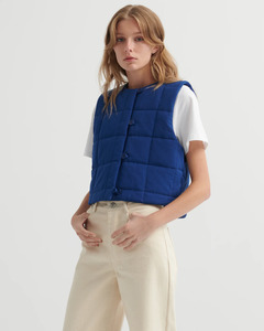 Kowtow: Kowtow Studio Vest - Factory Blue