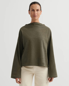 Kowtow: Kowtow Field Top - Bark Melange
