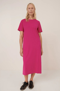 Kowtow: Kowtow Light Tee Dress - Magenta