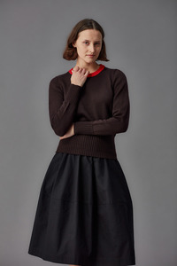 Standard Issue: Standard Issue Merino Adore Jumper - Umber/Ribbon