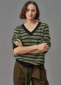 Standard Issue Merino Universal Slatch Sweater - Barlett Stripe