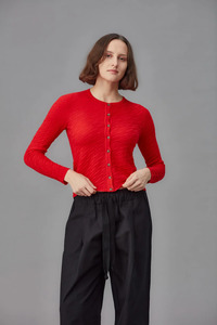 Standard Issue Merino Slatch Cardigan - Ribbon