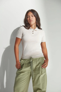 Standard Issue: Standard Issue Merino Polo Shirt - Alabaster