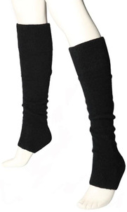 Kapeka Possum Merino Leg Warmers - Black