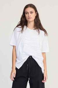 Taylor Strip Module Tee - White/White XX