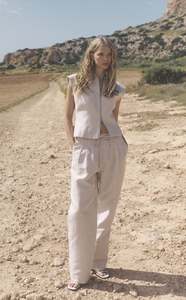 Karen By Simonsen KBVia Ro Pants - Natural Melange
