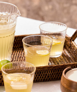 French Country: French Country Glow Tumbler - Clear Set of 4