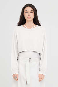 Knitwear: Taylor Art Sweater - Ivory