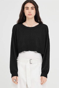 Knitwear: Taylor Art Sweater - Black