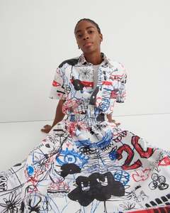 Skirts: Kowtow Moya Skirt - Anniversary Print