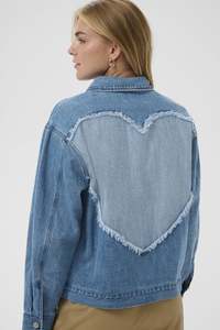 Coats And Jackets: Saint Tropez Pindre Jacket - Medium Blue Denim