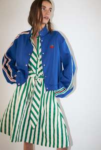 Coats And Jackets: Lollys Laundry Brooklyn Short Jacket LS - 20 Blue