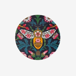 Glassware: Tikitibu Coaster Damask - Bee