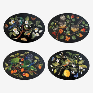 Glassware: Tikitibu Oval Placemat - Set of 4 NZ Birds