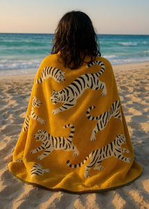 Bathroom: Anorak Organic Cotton Towels - Tigers