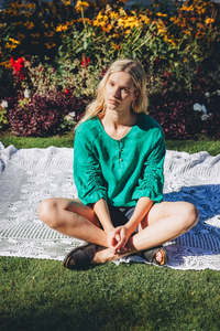 Tops: Neris Provence Top - Malachite
