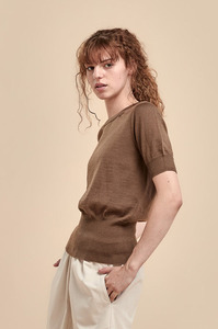 Standard Issue Merino High Rib T-Shirt - Truffle