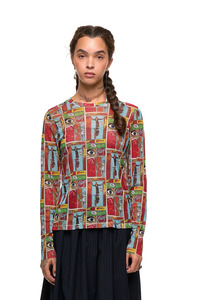 Tops: NOM*d New Fit Long Sleeve - Comic Strip Print