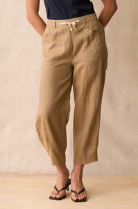 Pants: Neris Greer Pant - Biscotti/Ivory