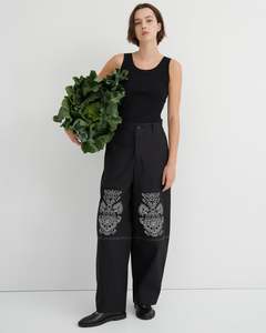 Pants: Kowtow Percussion Pant - Black