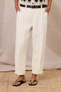 Pants: Design Nation Loft Pant - French White