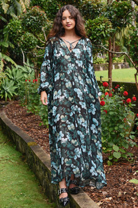 Dresses: Curate Power Dressing Dress - Green Floral