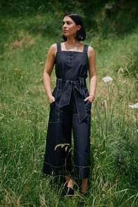 Dresses: ReCreate Goldie Jumpsuit - Indigo