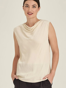 Sills Co: Sills Miranda Soho Top - Oyster