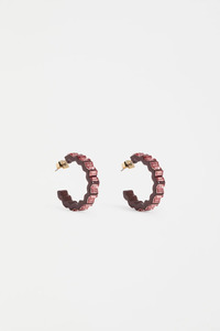 Elk Jolle Hoop Earring - Espresso