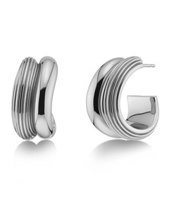 Accessories: Edblad Wildern Hoops L - Silver