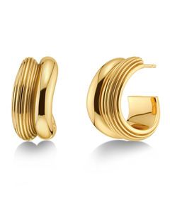 Accessories: Edblad Wildern Hoops L - Gold