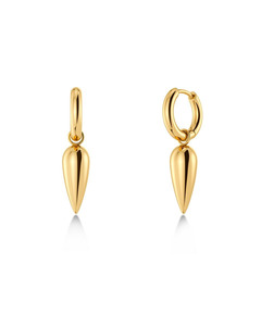 Accessories: Edblad Peak Spike Hoops - Gold