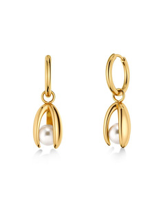 Accessories: Edblad Moonrave Hoops L - Gold