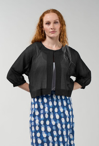 Coats And Jackets: Madly Sweetly Frame Jacket - Black